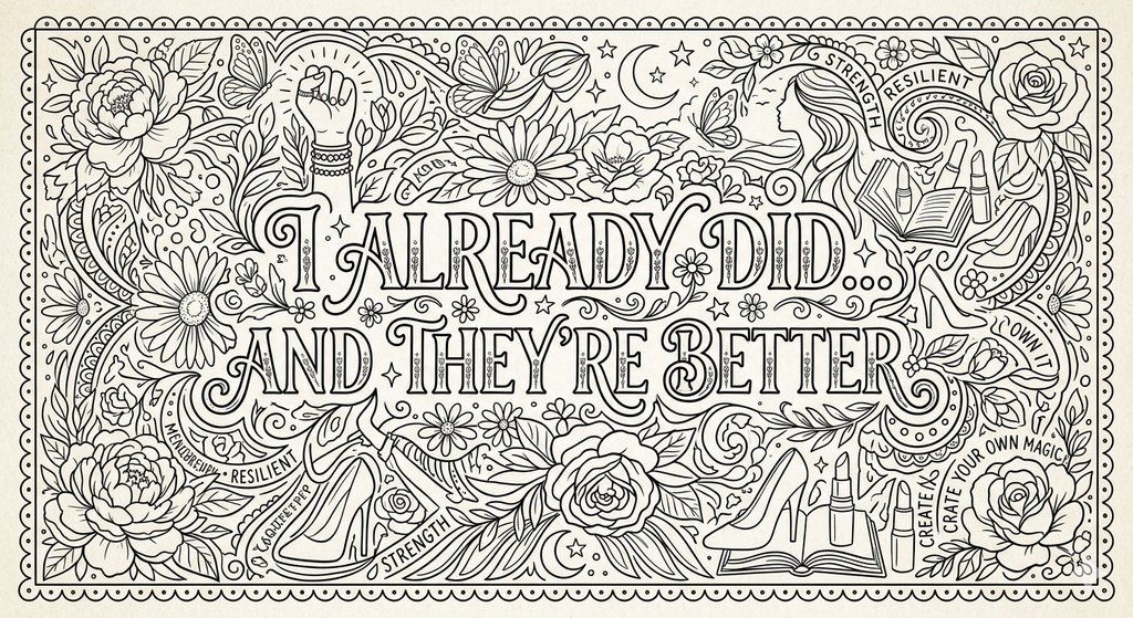 Naughty by Association The Official Adult Coloring Book