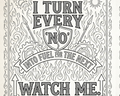 Empowering coloring page