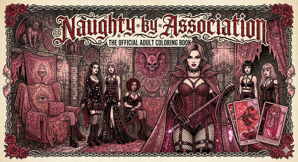 Naughty by Association The Official Adult Coloring Book